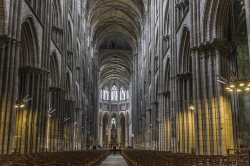 Bažnyčia, Gotika, Normandija, Pastatas, Architektūra, France