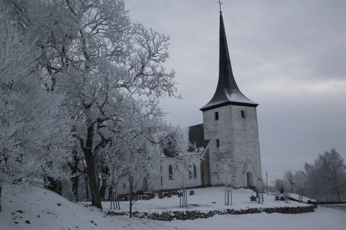 Bažnyčia, Žiema, Sniegas