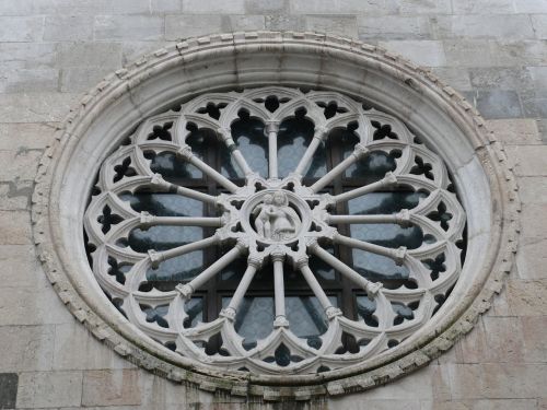 Bažnyčia, Architektūra, Italy, Friuli, Rožių Langas