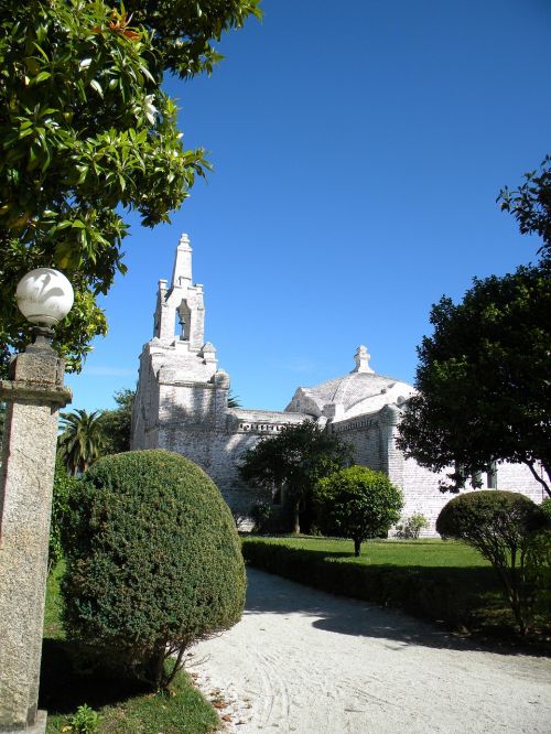 Bažnyčia, Jūrų Kriauklės, Ispanija, Kelionė, Sala La Toja, Galicia