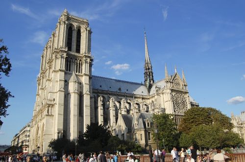 Bažnyčia, Notre Dame, Architektūra, France, Paris