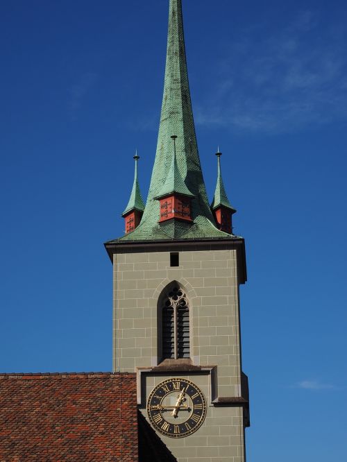 Bažnyčia, Bokštas, Nydeggkirche, Bern, Pastatas, Architektūra