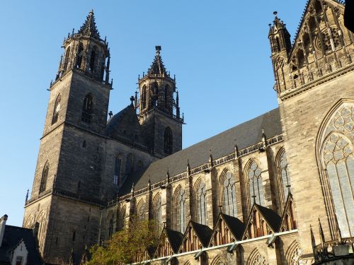 Bažnyčia, Dom, Gotika, Istoriškai, Magdeburgas, Saksonija-Anhaltas