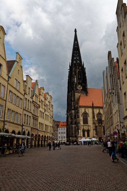 Bažnyčia, Bokštas, Pastatas, Architektūra, Münsteris