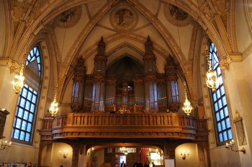 Bažnyčia, Organai, Balkonas, Architektūra, Bažnytinis Organas, Bažnytinė Muzika, Švedija, Medžio Apdaila