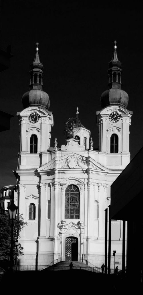 Bažnyčia, Juoda, Balta, Art Nouveau, Barokas, Katalikų