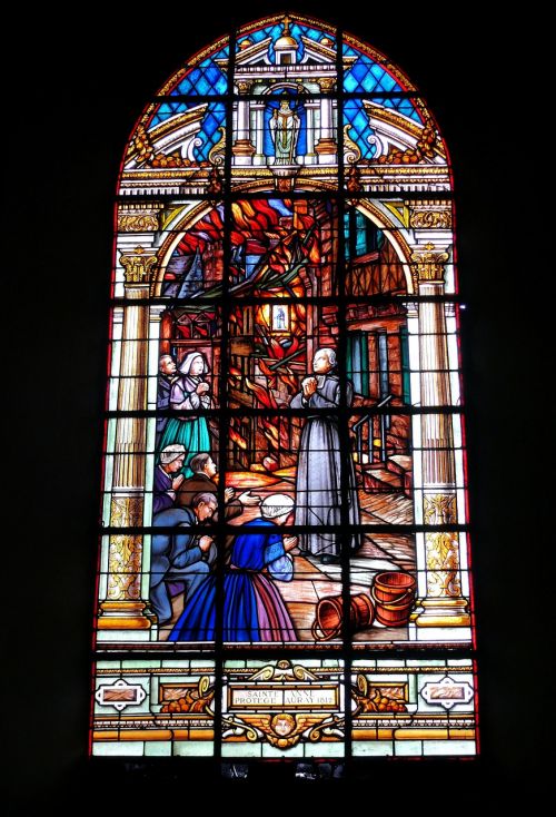 Bažnyčia, Vitražas, Vitražas, Sainte Anne Dauray, France
