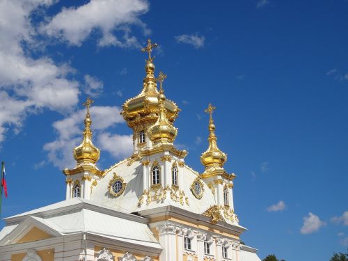 Bažnyčia, Peterhof, Šventykla, Auksinis Kupolas