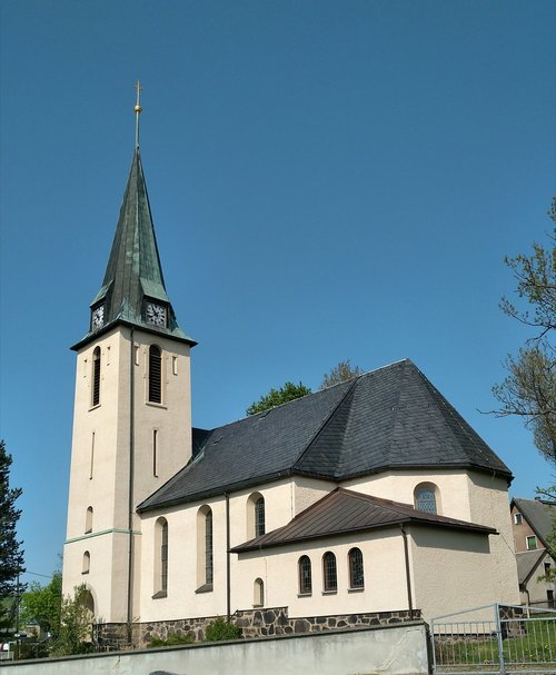 Bažnyčia Deutscheinsiedel,  Bažnyčia,  Deutscheinsiedel,  Vokiečių Neudorf,  Seiffen,  Architektūra,  Religija,  Senas