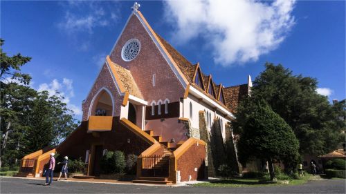 Bažnyčios Mai Anh, Domaine De Marie, Bažnyčia, Da Lat Viet Nam