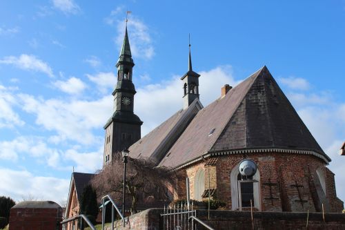 Bažnyčia, Bažnyčios, Bažnyčia, Eiderstedt, Architektūra, Pastatas