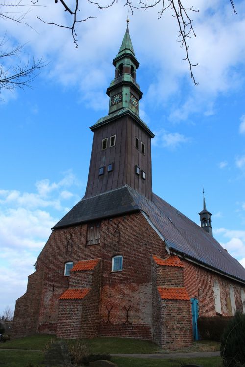 Bažnyčia, Bažnyčios, Bažnyčia, Eiderstedt, Architektūra, Pastatas
