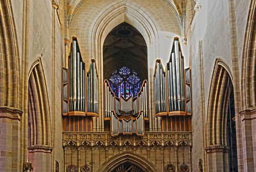 Bažnytinis Organas, Organas, Ulmi Katedra, Ulm, Organų Švilpukas, Instrumentas, Bažnytinė Muzika, Klaviatūra, Bažnyčia, Muzika, Architektūra, Muzikinis Instrumentas, Svilpukas