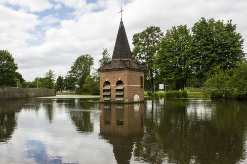Bažnyčios Bokštas, Vanduo, Kraštovaizdis, Veidrodis, Nyderlandai