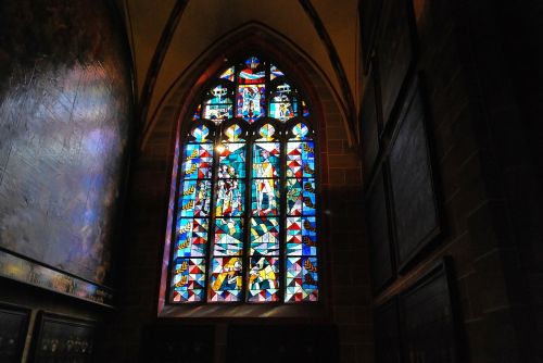 Bažnyčios Langas, St, St Peterio Bažnyčia, Bremen, Stiklo Mozaika, Senovės Menas, Vitražas, Ghotisches Langas