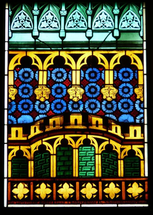 Bažnyčios Langas, Etiketinis Stiklas, Spalvinga, Istoriškai, Katedra, Vitražas, Bažnyčia