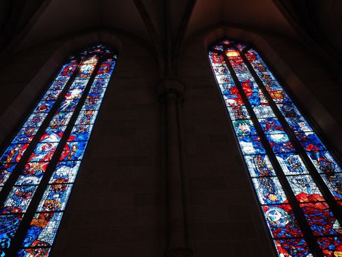 Bažnyčios Langas, Vitražas, Bažnyčia, Stiklo Langas, Šventas, Ulmi Katedra, Münsteris, Vitražas, Spalva