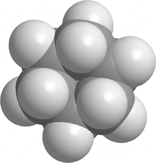 Cikloalkanos, Chemija, Ekologiškas, Cikloheksanas, 3D, Molekulės