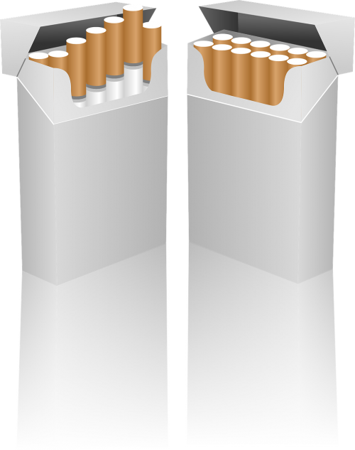 Cigaretės, Filtras, Fags, Rūkymas, Dūmai, Pilka, Filtrai, Paketas, Dvidešimt, Nikotinas, Nemokama Vektorinė Grafika