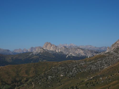 Cima Setsaas, Piz De Puez, Vaizdas, Tolimas Vaizdas, Passo Giau, Ampezzo Dolomitai, Dolomitai, South Tyrol, Italy, Požiūris, Geras Vaizdas, Numatymas