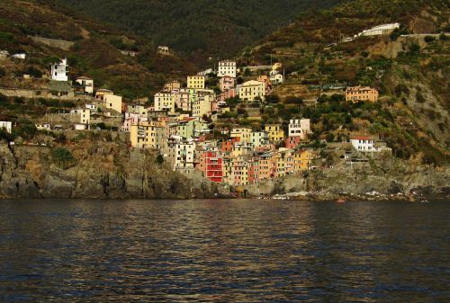 Cinque Terre, Ligurija, Italy, Spalvos, Namai, Akmenys, Jūra, Spalvingi Namai, Šventė