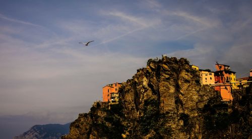 Cinque Terre, Italy, Gamta, Amalfi Pakrantė, Pakrantė, Architektūra, Pastatai, Akmenys, Uolos