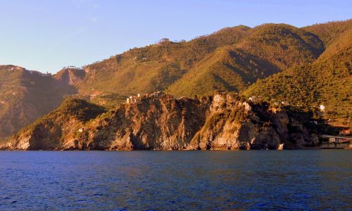 Cinque Terre, Uolos, Namai, Šalis, Jūra, Kalnas, Corniglia, Ligurija, Italy, Costa, Vanduo