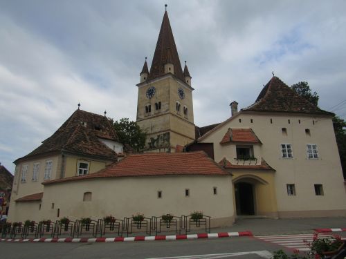 Cisnadie, Transilvanija, Įtvirtinta Bažnyčia, Bokštas, Romanija