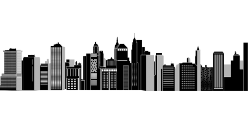 Miestas, Niujorkas, Niujorkas, New York City Skyline, Miesto Panorama, Pastatas, Dangoraižis, Nemokama Vektorinė Grafika