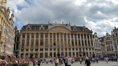 Briuselis, Miesto Centras, Didžioji Vieta, Architektūra, Fasadas, Belgija