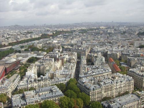 Miestas, Paris, France, Namas, Panoraminis, Vaizdas