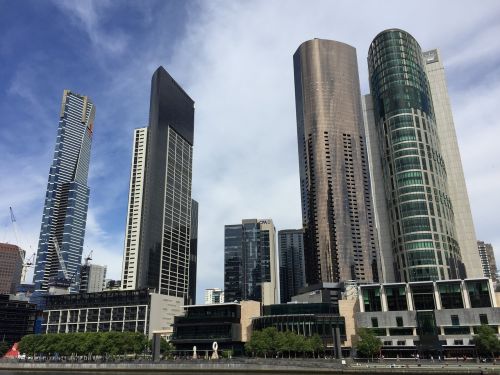 Miestas, Melburnas, Melburno Miestas, Australia, Melbourne Skyline, Miesto Panorama, Southbank