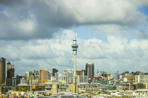Miestas, Dangus, Debesys, Pastatai, Architektūra, Spalva, Dangoraižis, Naujoji Zelandija, Auckland, Dangus Bokštas