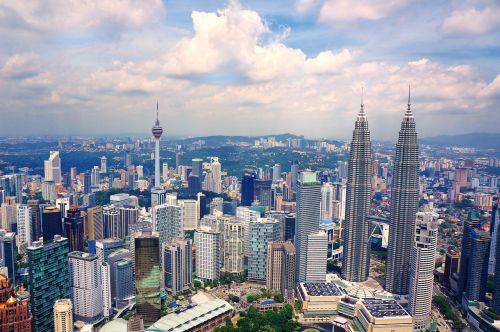 Miestas, Panorama, Pastatai, Miesto, Miesto Panorama, Malaizija, Kuala Lumpur, Didelis Aukštumas