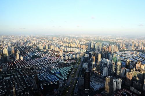 Miestas, Pastatas, Pasaulio Prekybos Centras, Panorama Shanghai