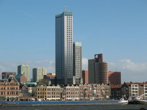 Miestas, Rotterdam, Nyderlandai, Laivas, Architektūra, Vaizdas, Vanduo