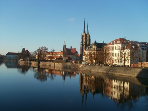 Miestas, Wrocław, Miesto Panorama, Architektūra, Pastatai, Vaizdas