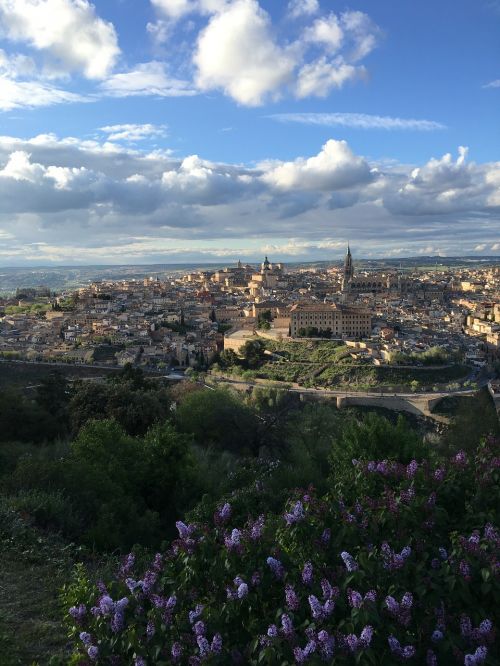 Miestas, Kraštovaizdis, Miesto, Panorama, Dangus, Toledo