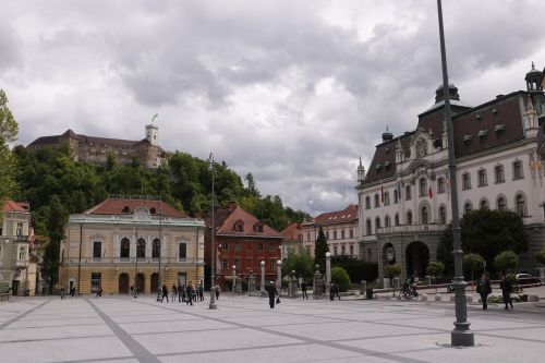 Miestas, Ljubljana, Slovenia, Europa, Miestas, Centras, Miesto, Gatvė, Turizmas, Architektūra, Pastatas, Istorinis, Viduramžių