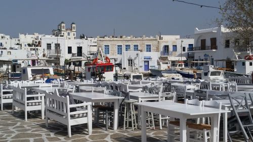 Miestas, Kelionė, Architektūra, Naoussa, Paros, Graikija, Atostogos, Turizmas