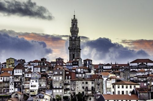 Miestas, Architektūra, Miesto Kraštovaizdis, Kelionė, Panoraminis, Kraštovaizdis, Didingas, Dangus, Šventė, Panorama, Portugal