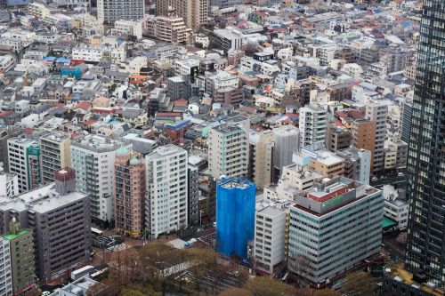Miestas,  Miesto Panorama,  Dangoraižis,  Panorama,  Antena,  Tokyo,  Be Honoraro Mokesčio