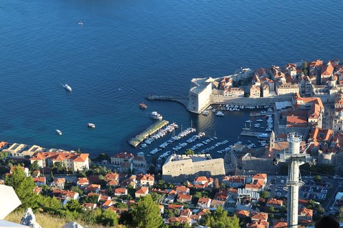 Miestas,  Jūra,  Kelionė,  Pakrantės,  Uosto,  Dubrovnik,  Adrijos Jūra