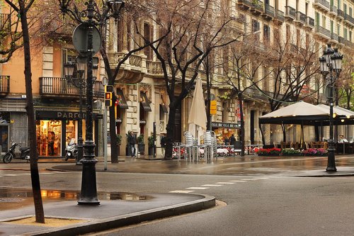 Miestas,  Barselona,  Ispanija,  Fasado,  Turizmas,  Gatvė,  Architektūra