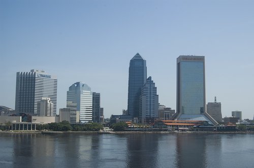 Miestas,  Skyline,  Architektūra,  Upė,  Jacksonville