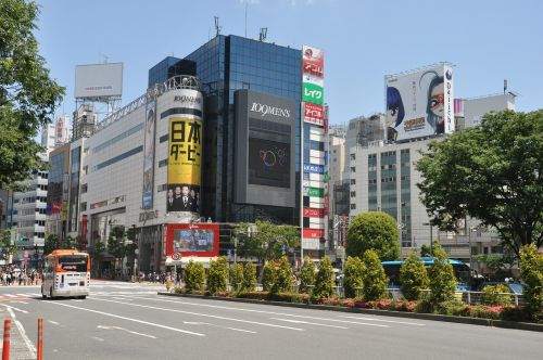 Miestas, Gatvė, Pastatai, Eismas, Scena, Tokyo, Shibuya Kryžius, Japonija