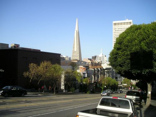 Miestas, Dangoraižis, San Franciskas, Francisco, Kalifornija, Usa