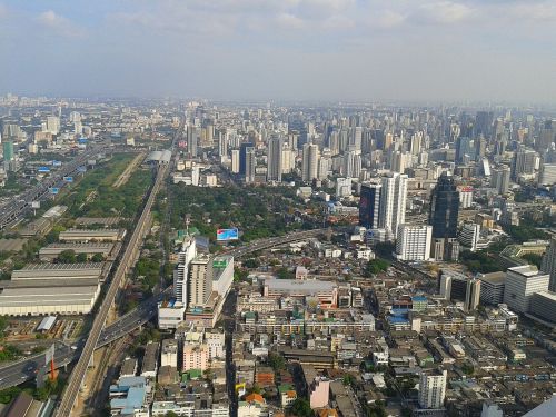 Miestas, Stovykla, Bangkokas, Megalopolis, Dangoraižiai, Architektūra, Bokštas, Investavimas