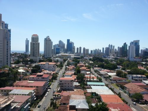 Miestas, Panoraminis, Miesto, Bokštas, Pastatas, Peržiūros, Statyba, Panama