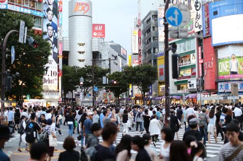 Miestas, Tokyo, Gatvės Vaizdas, Shibuya, Kelias, Humanitariniai Mokslai, Japonija